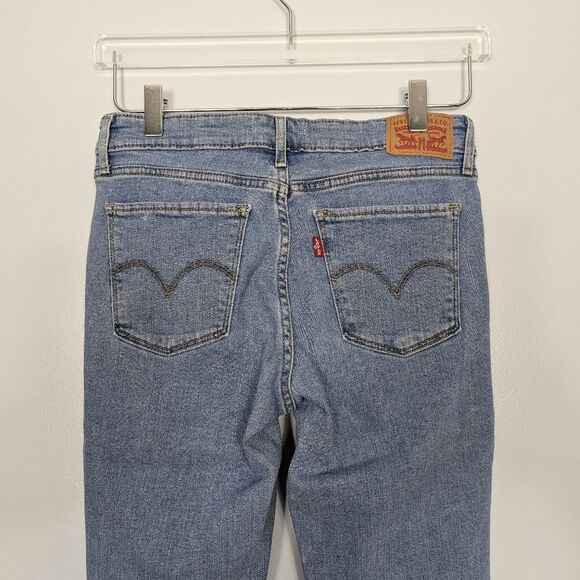 Levi's 711 Skinny Light Wash Mid Rise Ankle Jeans Women's 27 - Picture 6 of 12